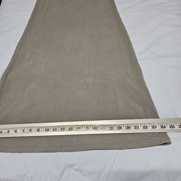 Eileen Fisher Sleeveless Midi Sun Dress Women Size PTP Gray Org Cotton - Picture 9 of 14